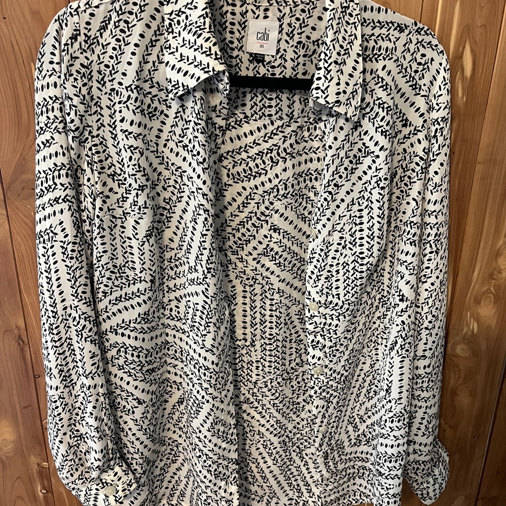 Black and White Patterned Men's Jacket